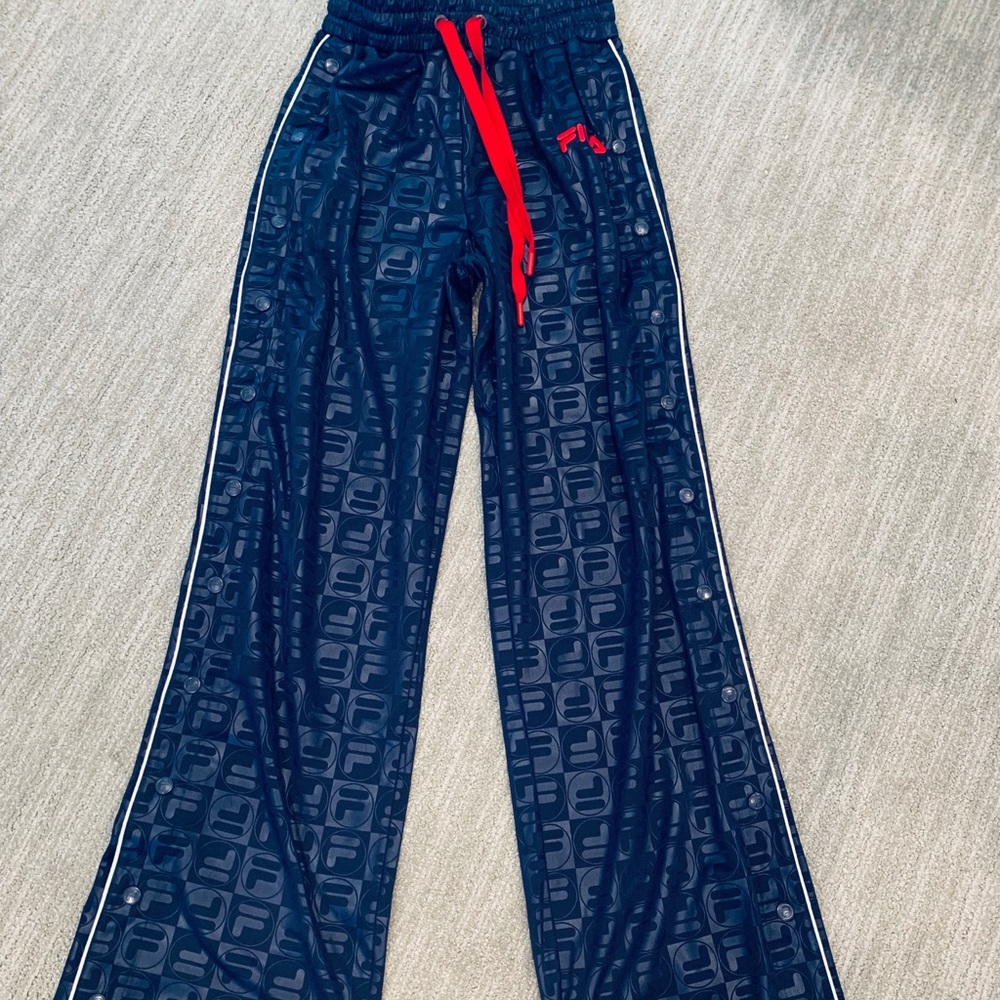 Wide Leg Fila Pants
